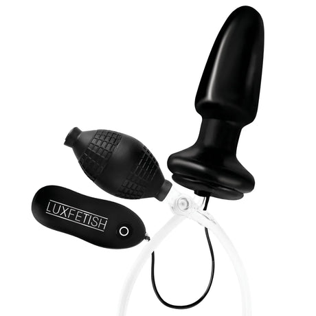 Lux Fetish 4 Inch Inflatable Vibrating Butt Plug
