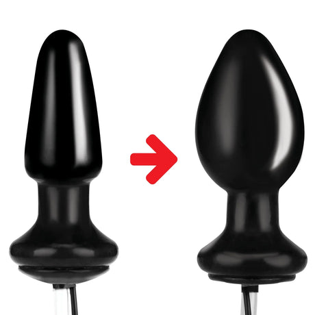 Lux Fetish 4 Inch Inflatable Vibrating Butt Plug