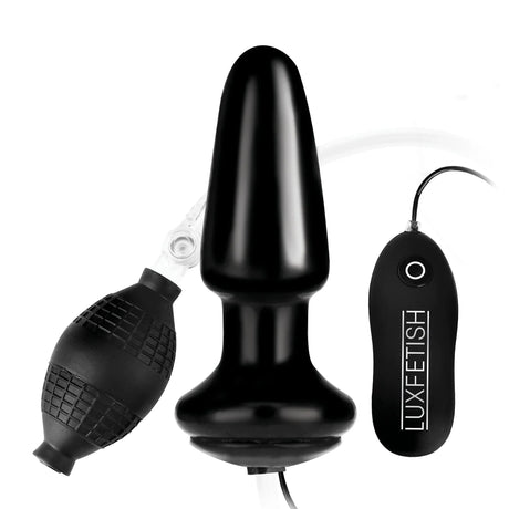 Lux Fetish 4 Inch Inflatable Vibrating Butt Plug