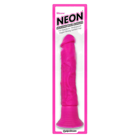Neon Luv Touch Silicone Vibrating Suction Dildo
